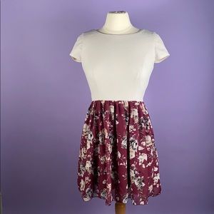 Floral print dress